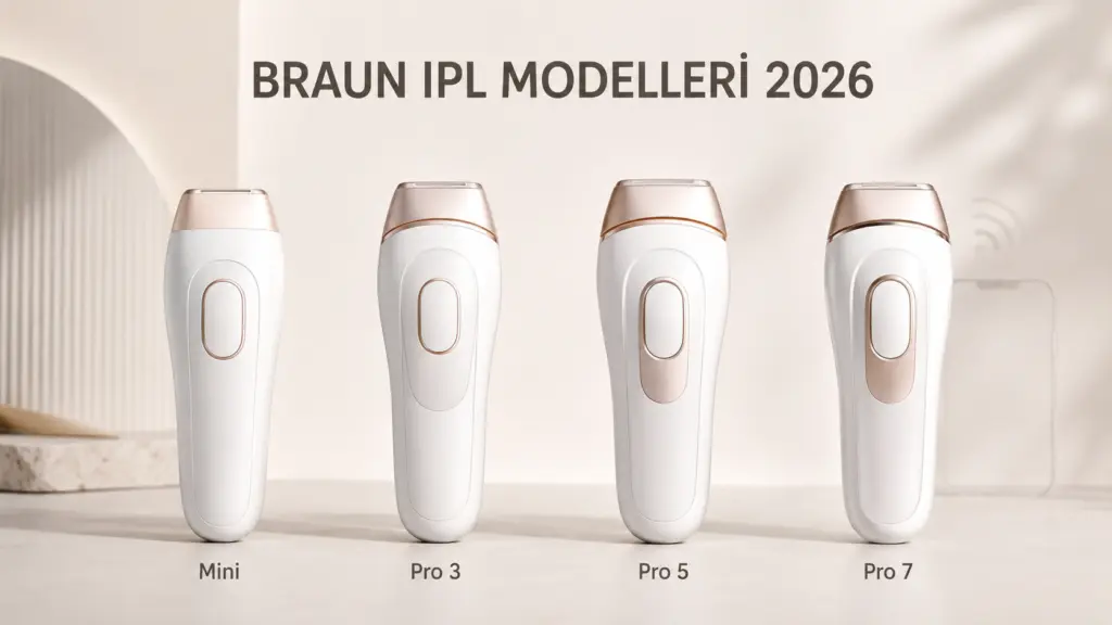 Braun Silk·expert Mini, Pro 3, Pro 5 ve Skin i·expert serilerinin 2026 karşılaştırması
